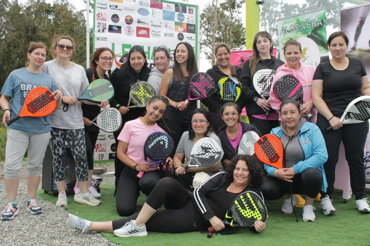 Momento de Pincoyas Pádel en Club Bahía Sports