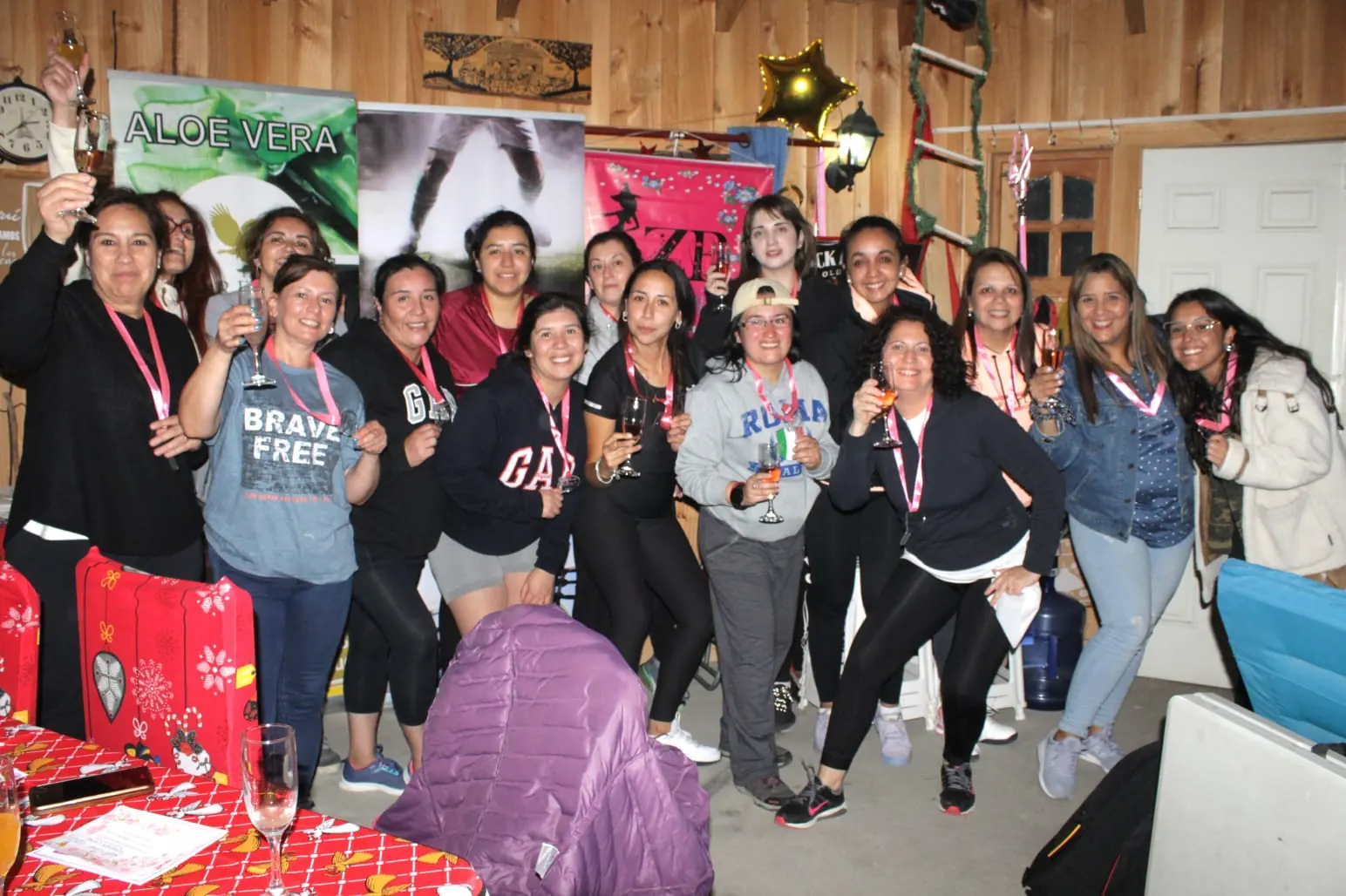 Momento de Pincoyas Pádel en Club Bahía Sports