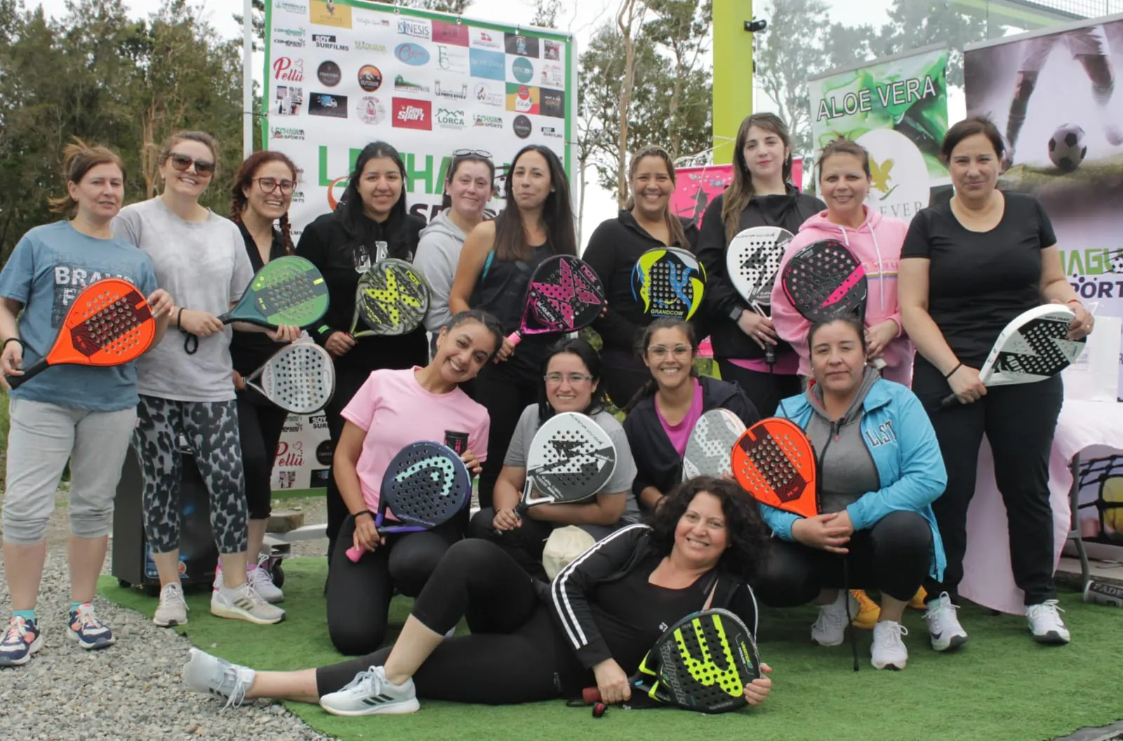 Momento de Pincoyas Pádel en Club Bahía Sports