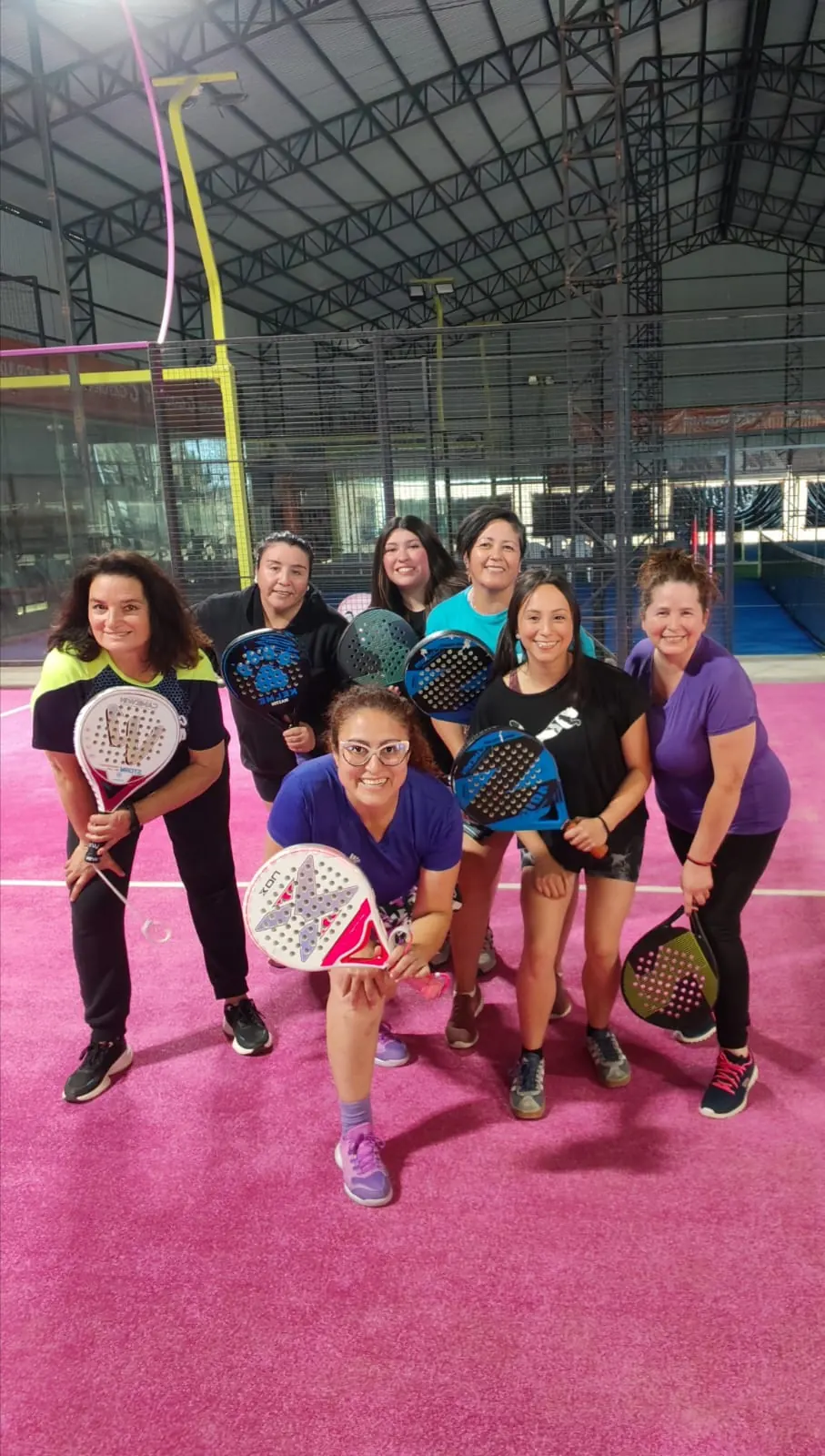 Momento de Pincoyas Pádel en Club Bahía Sports