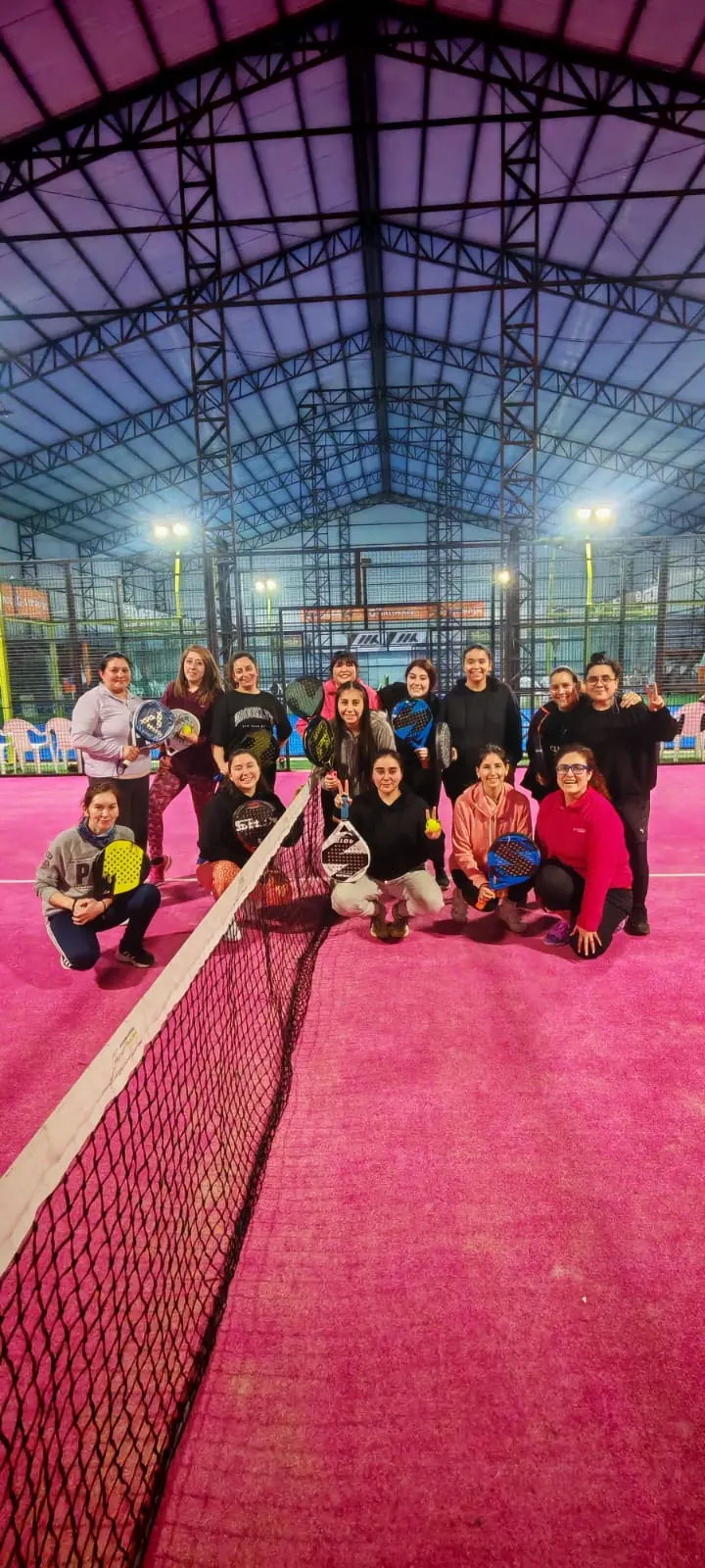 Momento de Pincoyas Pádel en Club Bahía Sports