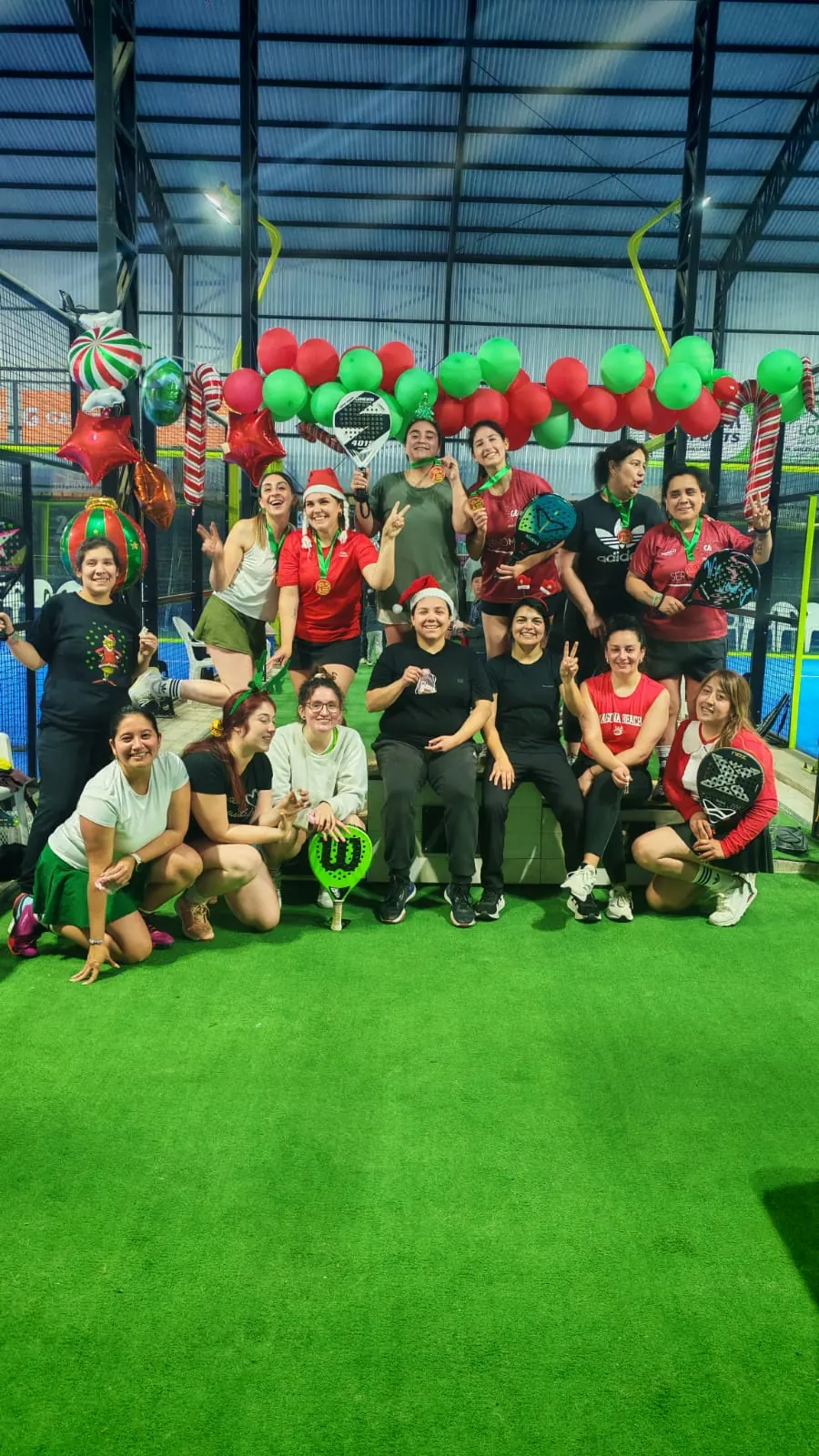 Momento de Pincoyas Pádel en Club Bahía Sports